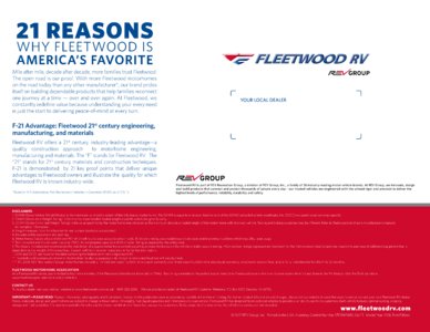 2018 Fleetwood Storm Brochure page 8