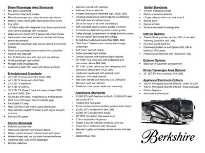 2018 Forest River Berkshire Brochure page 11