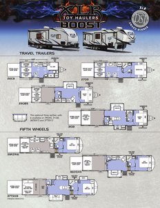 2018 Forest River Boost XLR Flyer page 1