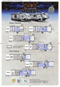 2018 Forest River Boost XLR Foorplan Poster page 1