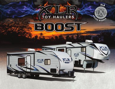 2018 Forest River Boost XLR Brochure page 1