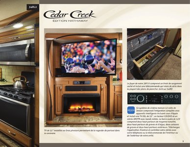 2018 Forest River Cedar Creek Hathaway Edition French Brochure page 5