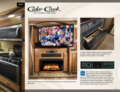 2018 Forest River Cedar Creek Hathaway Edition Brochure page 5