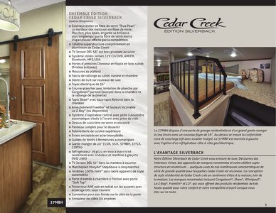 2018 Forest River Cedar Creek Silverback Edition French Brochure page 3