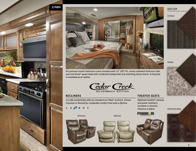 2018 Forest River Cedar Creek Silverback Edition Brochure page 5