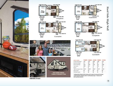 2018 Forest River Flagstaff Tent Camper Brochure page 13