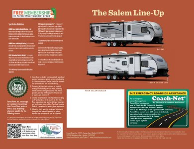 2018 Forest River Salem Cruise Lite West Brochure page 12