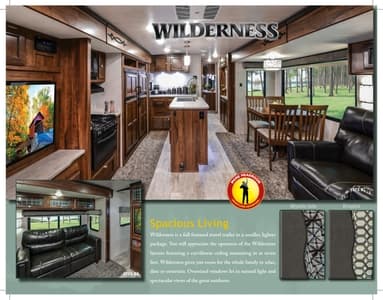 2018 Heartland Wilderness West Coast Brochure page 2