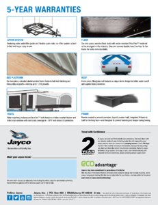 2018 Jayco Camping Trailer Brochure page 4