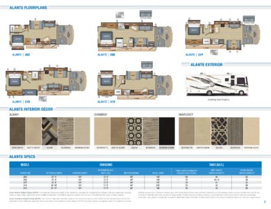 2018 Jayco Class A Motorhomes Brochure page 7