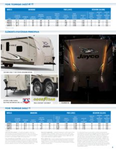 2018 Jayco Eagle French Brochure page 9