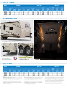 2018 Jayco Eagle Brochure page 9