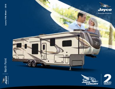 2018 Jayco North Point Brochure page 1