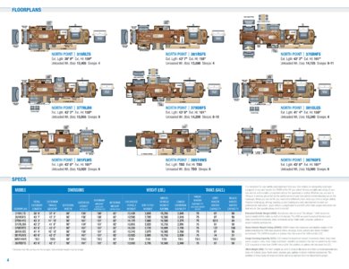 2018 Jayco North Point Brochure page 4