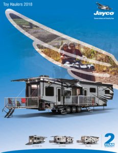 2018 Jayco Toy Haulers Brochure page 1