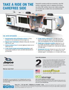 2018 Jayco Toy Haulers Brochure page 20