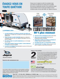 2018 Jayco White Hawk French Brochure page 8