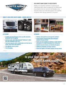 2018 Jayco White Hawk Brochure page 3