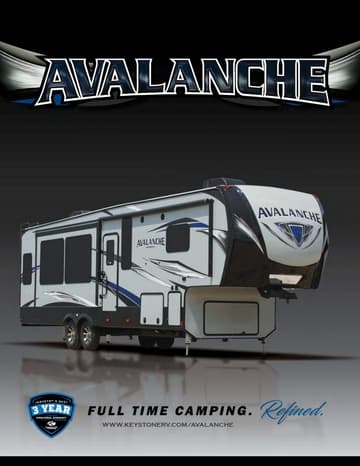 2018 Keystone RV Avalanche Brochure