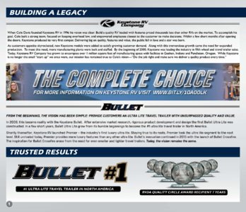 2018 Keystone RV Bullet Western Edition Brochure page 2