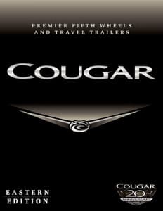 2018 Keystone RV Cougar Eastern Edition Brochure page 1