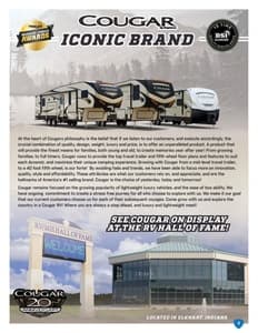 2018 Keystone RV Cougar Eastern Edition Brochure page 3