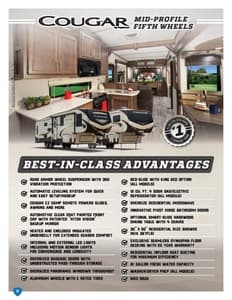 2018 Keystone RV Cougar Western Edition Brochure page 8