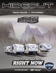 2018 Keystone RV Hideout Western Edition Brochure page 1