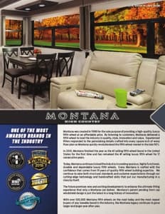 2018 Keystone RV Montana High Country Brochure page 3