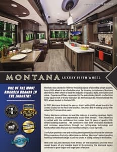 2018 Keystone RV Montana Brochure page 3