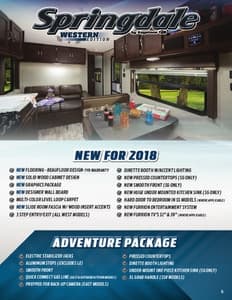 2018 Keystone RV Springdale Western Edition Brochure page 5