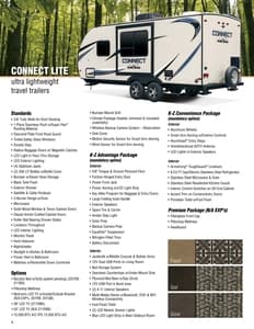 2018 KZ RV Connect Brochure page 4