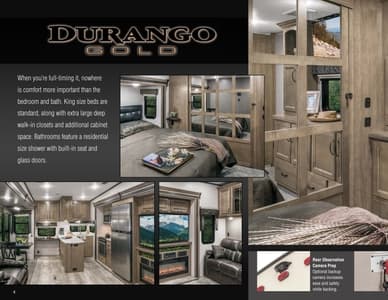 2018 KZ RV Durango Gold Brochure page 4