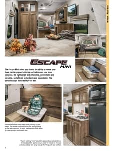 2018 KZ RV Escape Brochure page 2