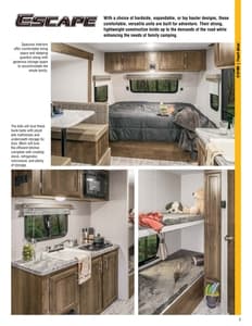 2018 KZ RV Escape Brochure page 3