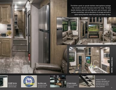 2018 KZ RV Venom Brochure page 3