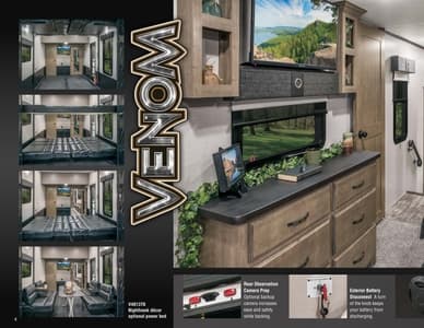 2018 KZ RV Venom Brochure page 4