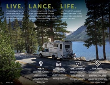 2018 Lance Truck Campers Brochure page 2