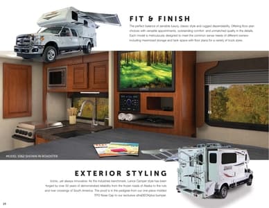 2018 Lance Truck Campers Brochure page 14