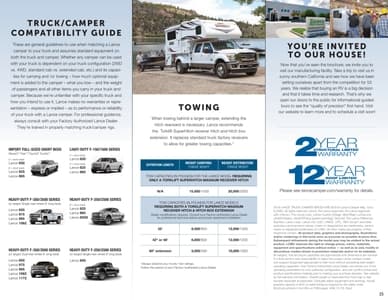 2018 Lance Truck Campers Brochure page 15