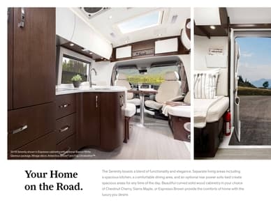 2018 Leisure Travel Vans Serenity Brochure page 8