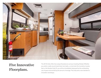 2018 Leisure Travel Vans Unity Brochure page 8
