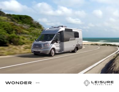 2018 Leisure Travel Vans Wonder Brochure page 1