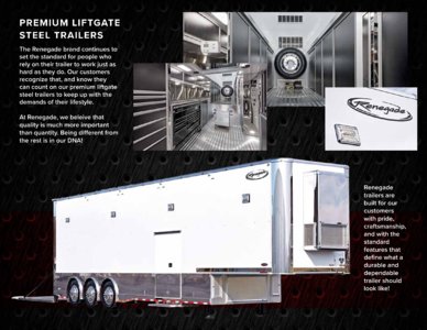 2018 Renegade Premium Steel Frp Trailers Brochure page 9