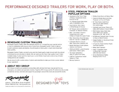 2018 Renegade Premium Steel Frp Trailers Brochure page 12