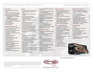 2018 Renegade RV Ikon Brochure page 8