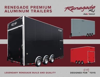 2018 Renegade RV Aluminum Trailers Brochure page 1