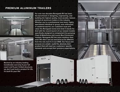 2018 Renegade RV Aluminum Trailers Brochure page 2