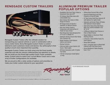 2018 Renegade RV Aluminum Trailers Brochure page 4
