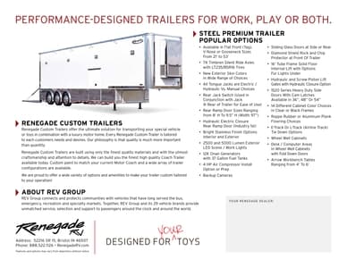 2018 Renegade RV Premium Steel Frp Trailers Brochure page 12